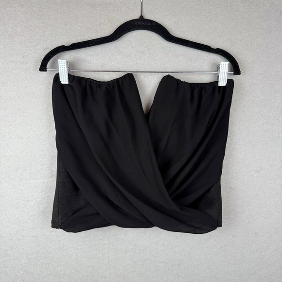 Vtg Charlotte Russe Top Womens L Y2K Sleeveless V Neck Glam Preppy Feminine - Picture 3 of 7